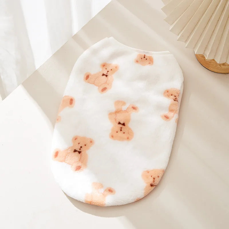 Soft Flannel Dog Vest & Costume
