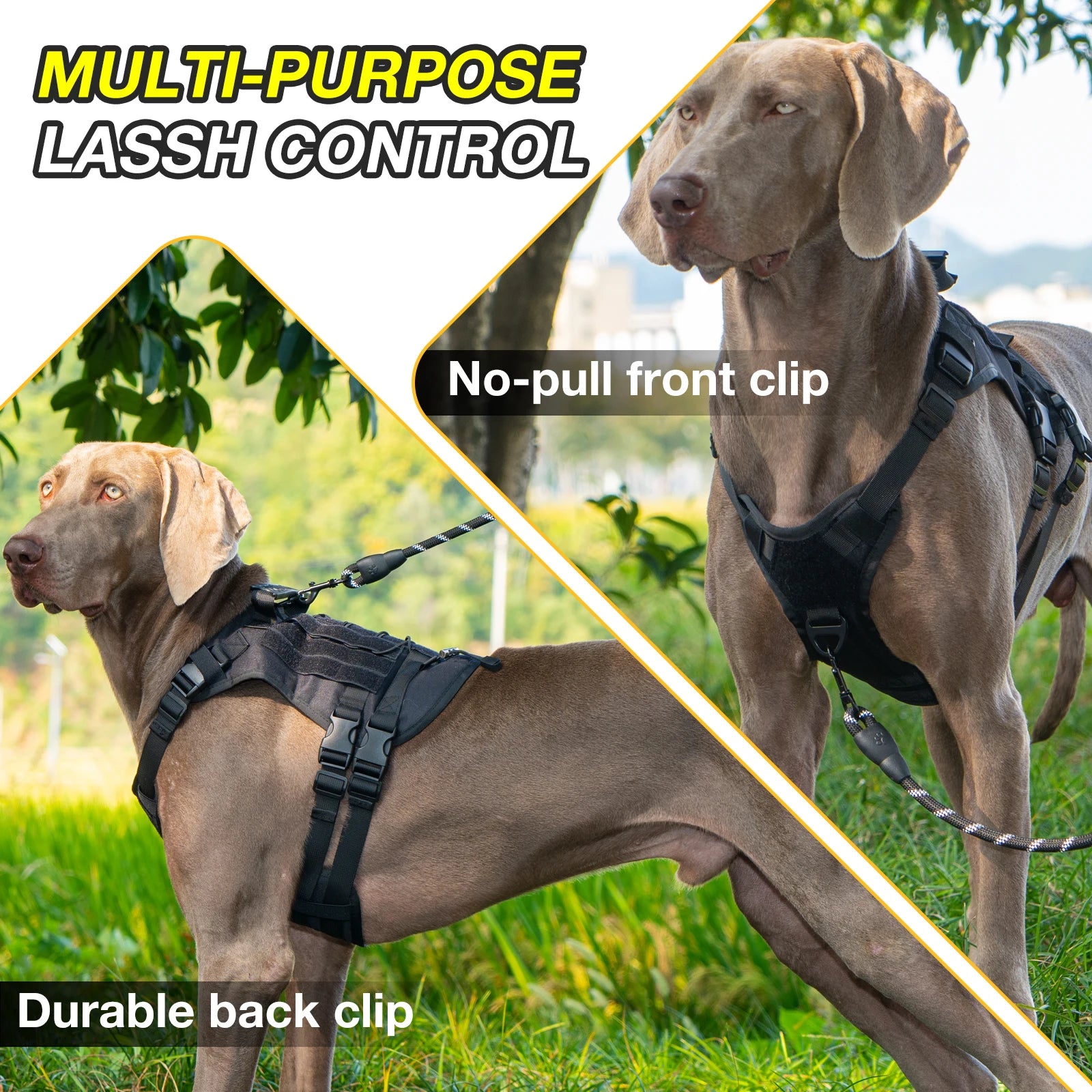 Tactical Dog Harness & Chest Strap