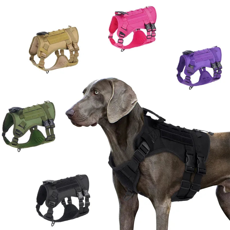 Tactical Dog Harness & Chest Strap