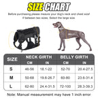 Tactical Dog Harness & Chest Strap