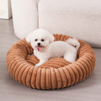 Round Plush Dog & Cat Sofa Bed