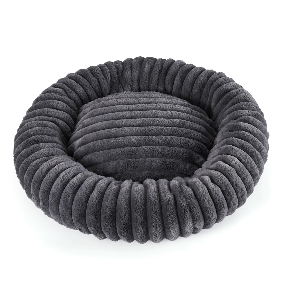 Round Plush Dog & Cat Sofa Bed