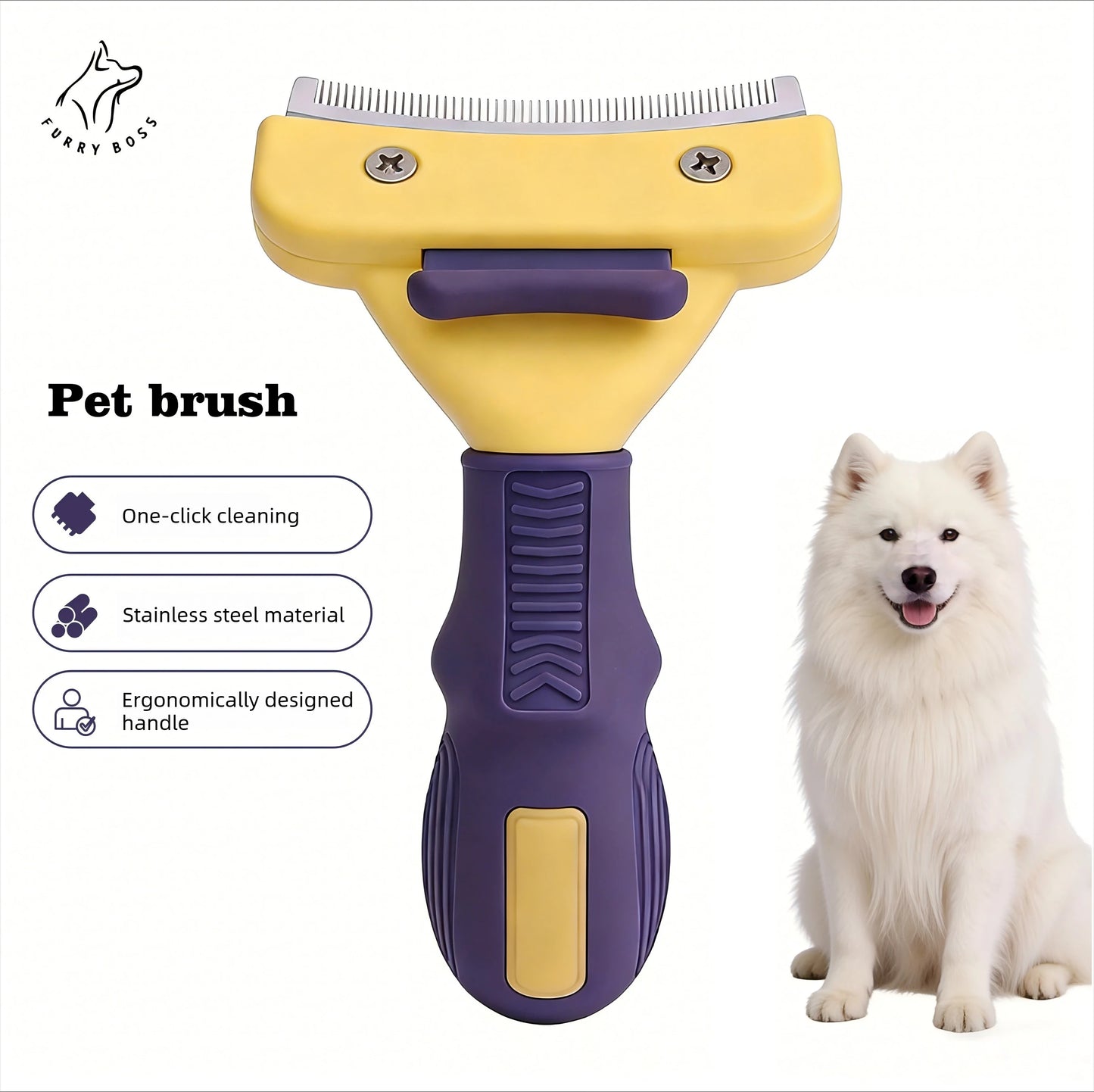 Pet brush, pet grooming tool